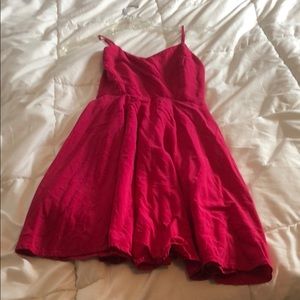Pink skater dress